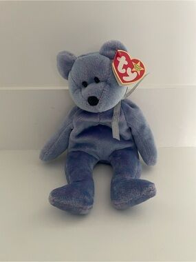 Ty Beanie Baby Clubby II 1999 BBOC Bear Clubby Tush Tag Variation Vintage